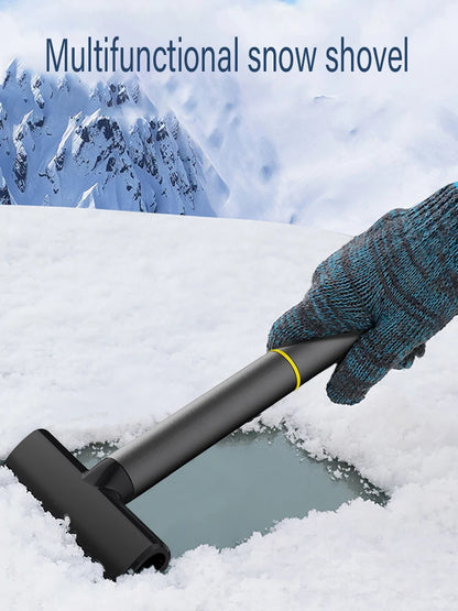 Car Ice Scraper Windshield Snow Removal Shovel Ice Breaker Snow Remover Cleaning Glass Brush TPU Winter Snow Brush Shovel Tool