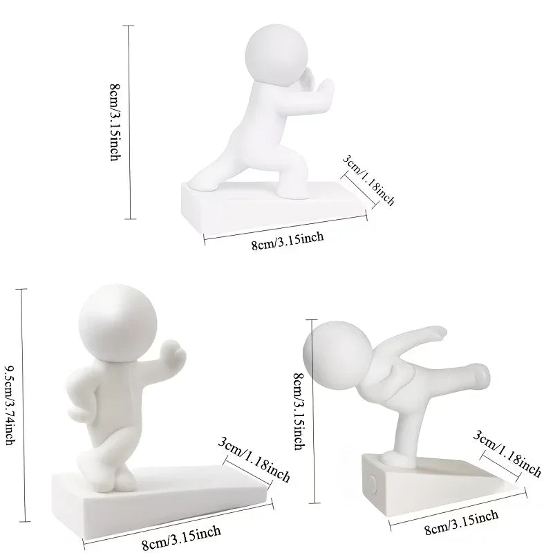 Christmas Decorations Include Cute Door Sills Movable Anti Slip Bases To Protect Walls and Three-dimensional Home Decorations