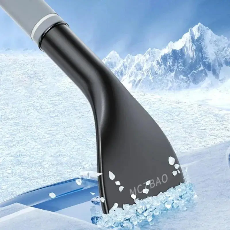 Essential Auto Frost and Snow Removal Tool; Scalable and Detachable Scraper with Brush; Anti-Freezing Ice Shovel