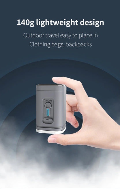 Mini Portable Air Pump with 1300mAh Battery USB Rechargeable to Inflate Deflate for Pool Floats, Air Bed, Vacuum Storage Bags