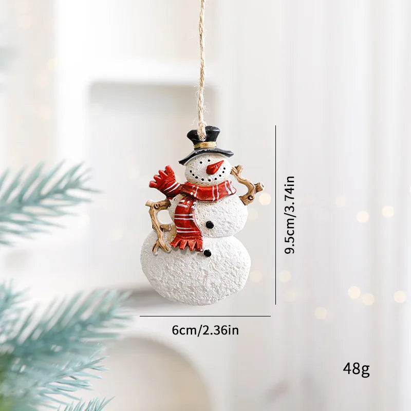Christmas Tree Decorations Christmas Resin Pendant Ornaments Home Decor DIY Gifts DIY Handmade Jewelry