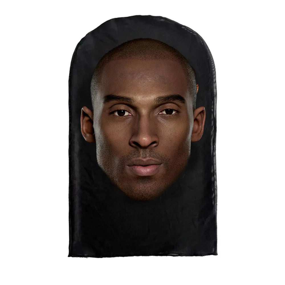 Cosplay 3D Printed Kanye Mask Stretch Mesh Full Face Mask Men Women Role Play Headdress Halloween Masquerade Balaclava Headdress