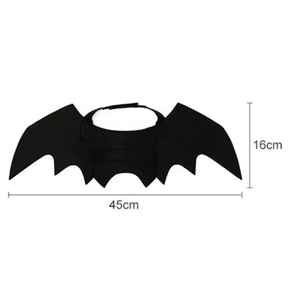 Halloween Cute Pet Clothes Black Bat Wings Harness Costume Cosplay Cat Kitten Dog Puppy Dress Kawaii Pet Clothes Party Gift