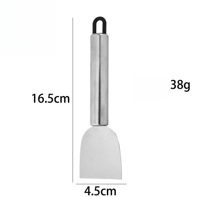 Versatile Cleaning Scraper Durable Metal Stainless Steel Glue Remover Snow Shovel for Kitchen, Bathroom and Home Use New