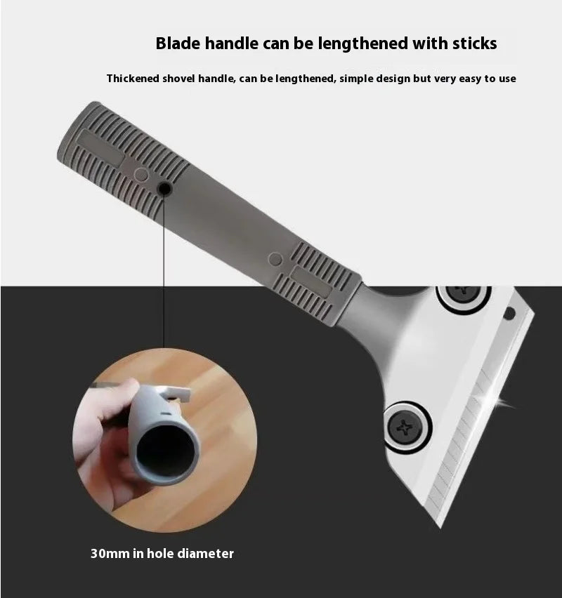 Stainless Steel Glass Clear Blade Cleaning Knife Seam Scraper Wall Leather Glass Floor Cleaning Marble Removal Glue Special Tool