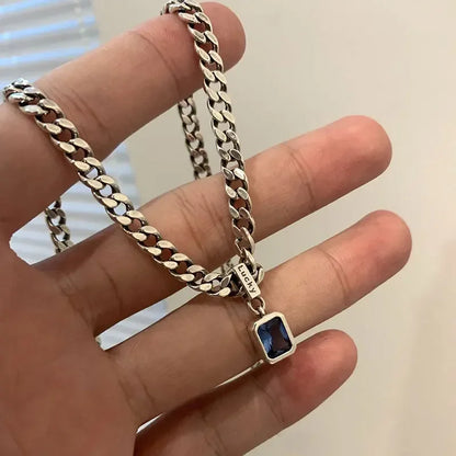 Can Open Bronze Mirror Box Pendant Women\'s Charm Retro Necklace Exquisite Handicrafts Oval Imitation Jade Jewelry Birthday Gift