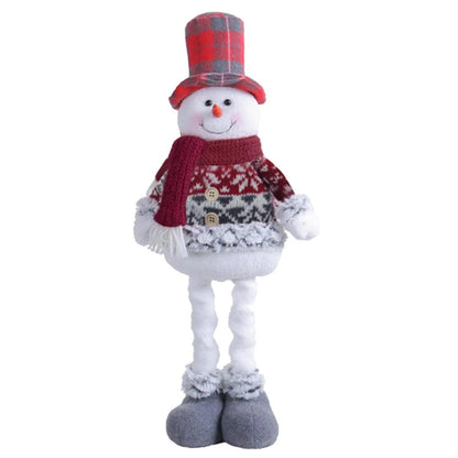 casa decoração decoracion casa Home decoration Christmas Santa Snowman-Reindeer Christmas Decoration Leg Table Mantel Decoration