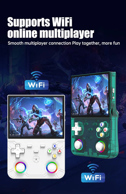 R36 Ultra X Retro Handheld Video Game Console Open Source Linux System with 4.5 Inch IPS Screen Portable Gaming Device