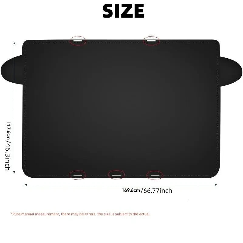 Car Magnetic Snow Shield Winter Front Windshield Cover Anti-frost Sun Protection Half Car Cover Insulated sunshade