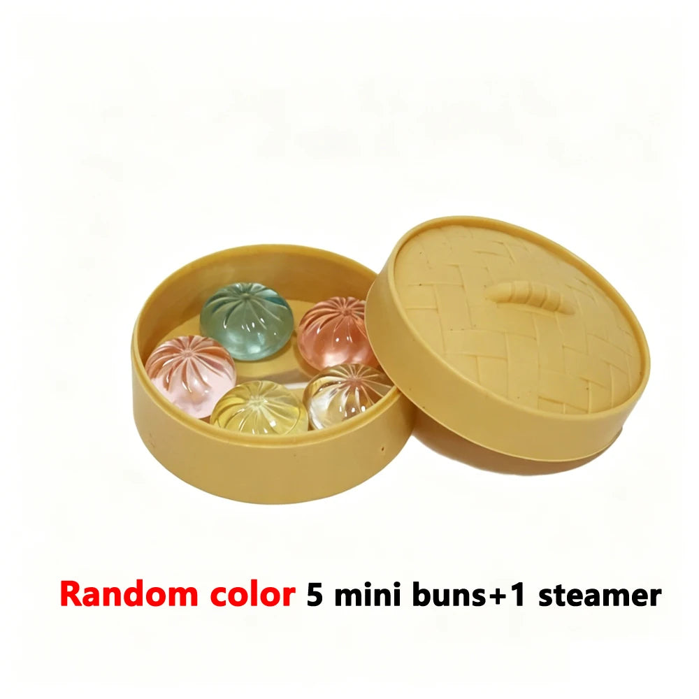 Mini Dumpling Squishy Set – 5-Piece Sensory Toy Set