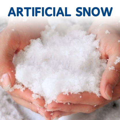 Artificial Snow - Snowscape Window Dressing for Winter Christmas Atmosphere, Indoor Shooting Fake Snow