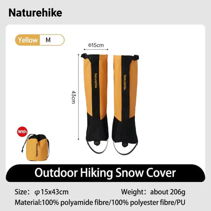 Naturehike Outdoor Trekking Snow Leggings Waterproof Snow Boot Shoe Cover Adjustable Warm Foot Cover Skiing Climbing Snowshoeing