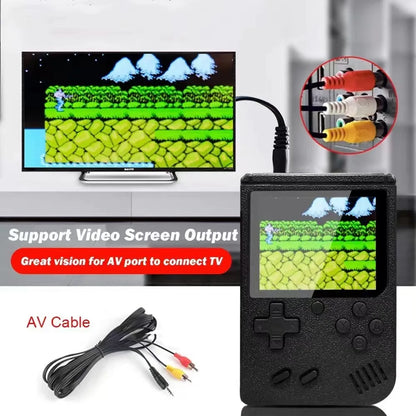 Retro Classic Handheld Game Console 400 Games Rechargeable Portable Mini Game Player Support TV Connection Kids Birthday Gift