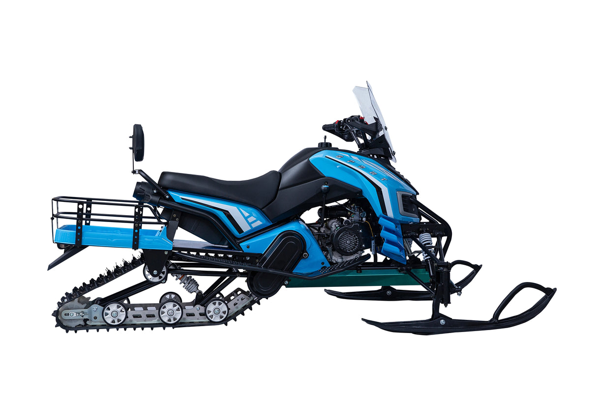 Adults Snowmobile Motorized Snow Mobile Sled Winter Outdoor Sports Ski Resort Entertainment Snow Scooter Sleigh