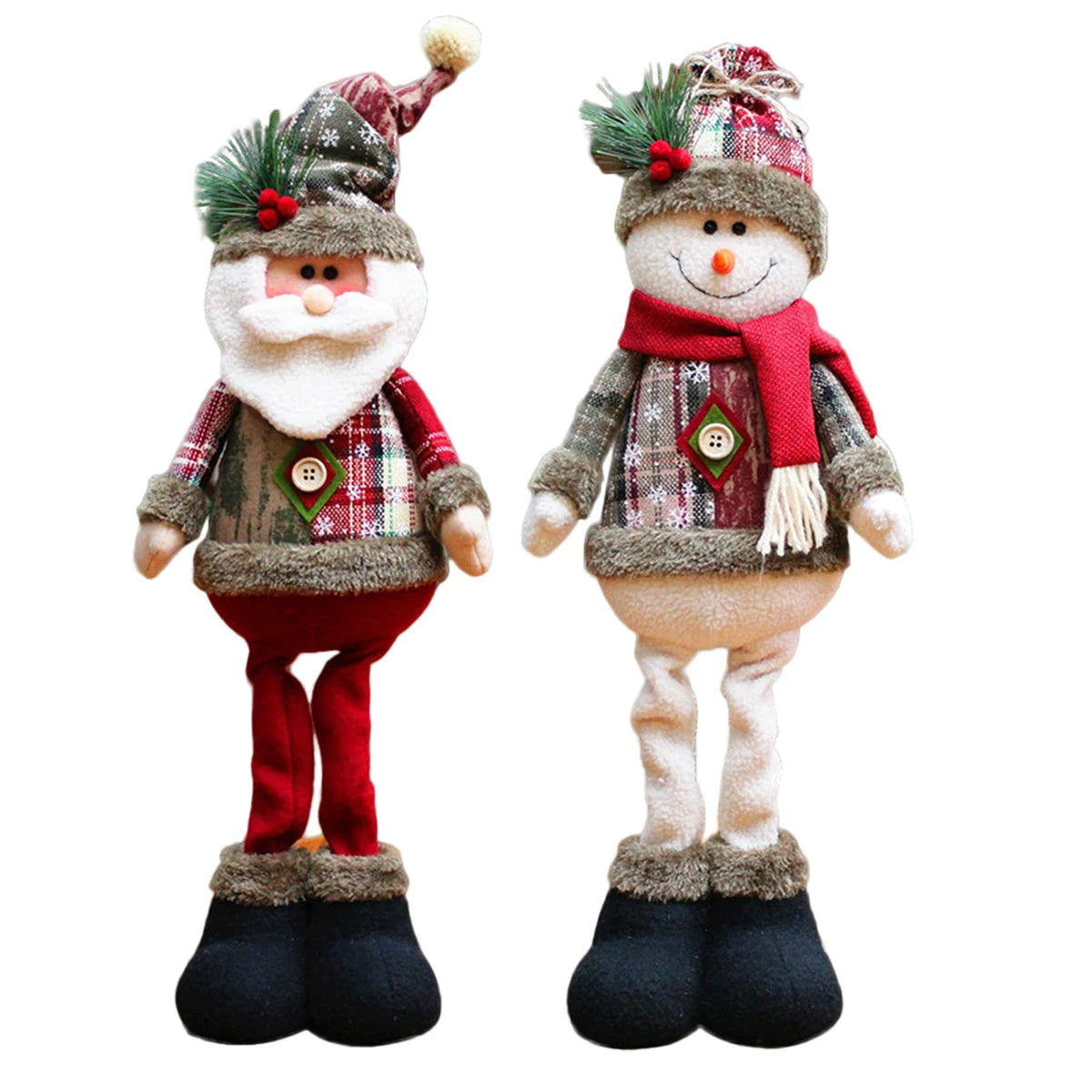 casa decoração decoracion casa Home decoration Christmas Santa Snowman-Reindeer Christmas Decoration Leg Table Mantel Decoration