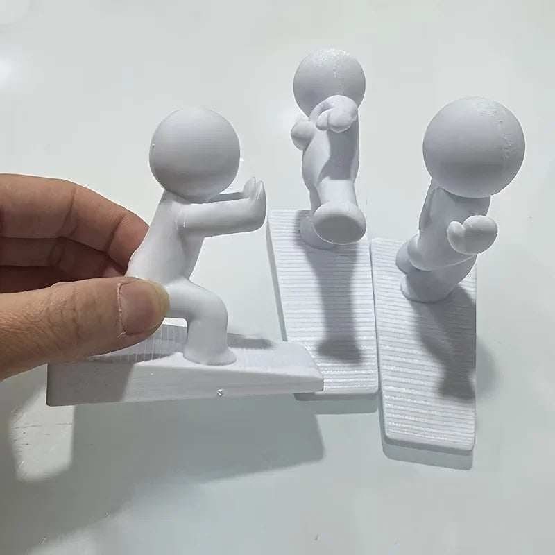 Christmas Decorations Include Cute Door Sills Movable Anti Slip Bases To Protect Walls and Three-dimensional Home Decorations