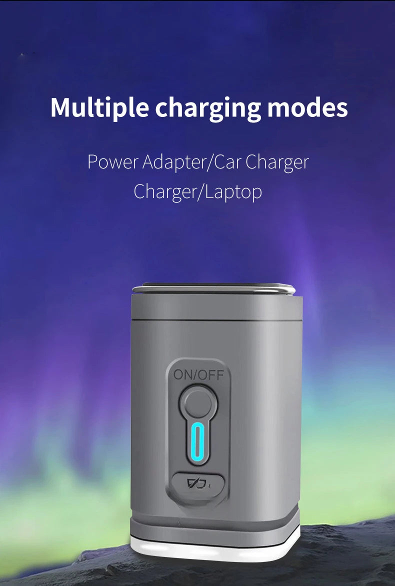 Mini Portable Air Pump with 1300mAh Battery USB Rechargeable to Inflate Deflate for Pool Floats, Air Bed, Vacuum Storage Bags