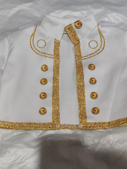 Kids Anime Cosplay Girl Costume Group Idol Singer Performance Show Black Golden Costume Child Halloween Party Clolthes Outfit