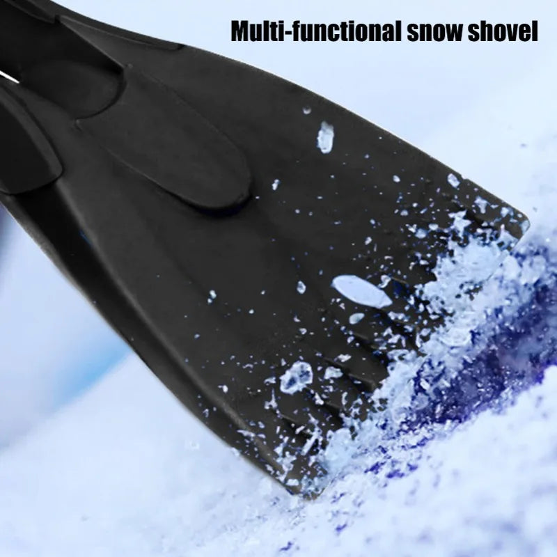 Car Ice Scrapers Silicone Car Snow Shovel Soft Handle Ice Scraper Removal Winter Snow Cleaning Squeegee Tools Auto Accessories