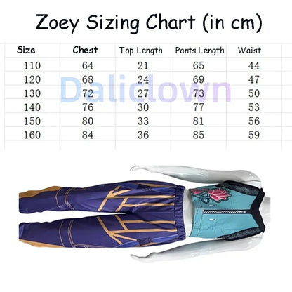 Kids Anime Cosplay Girl Costume Group Idol Singer Performance Show Black Golden Costume Child Halloween Party Clolthes Outfit