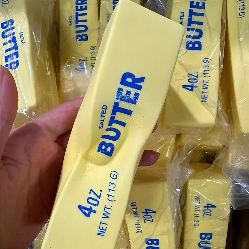 Butter Stick Fidget Toys Squishy Elastic Cheese Stick Funny Decompression Stress Anxiety Relief Game Squeeze Prank Toy