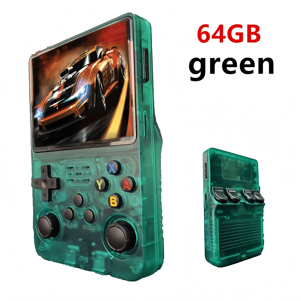 Retro R36S Portable Pocket Handheld Video Game Console, 3.5" IPS Screen, 128GB Storage, Linux System Retro Gaming Player