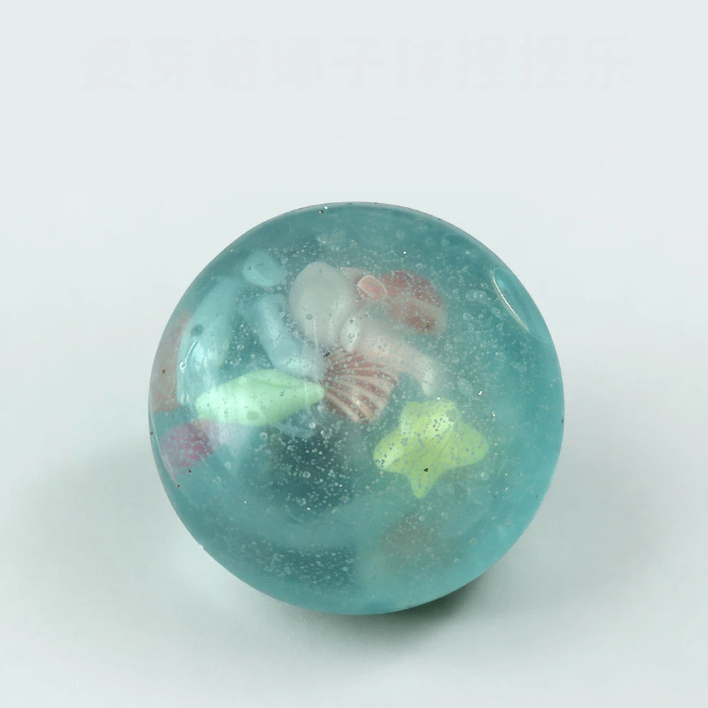 Transparent Maltose Squishy Balls – Slow-Rise Sensory Fidget
