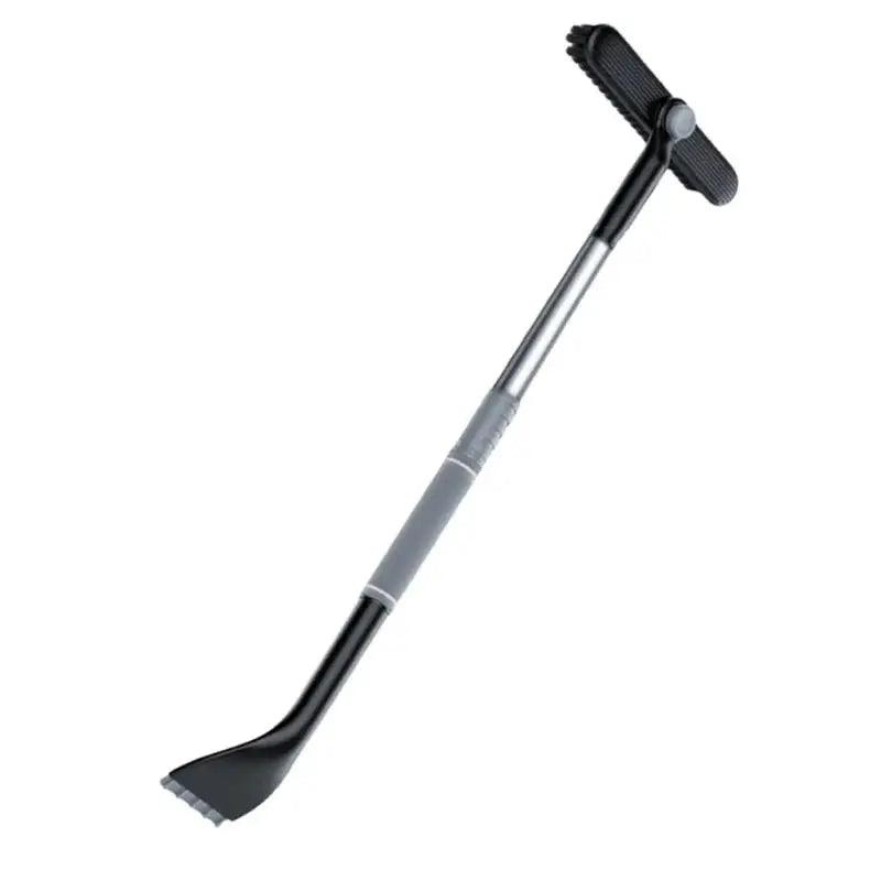 Cold-Resistant Auto Snow Removal Brush with Scraper; Scalable Detachable Windshield Defrosting Tool