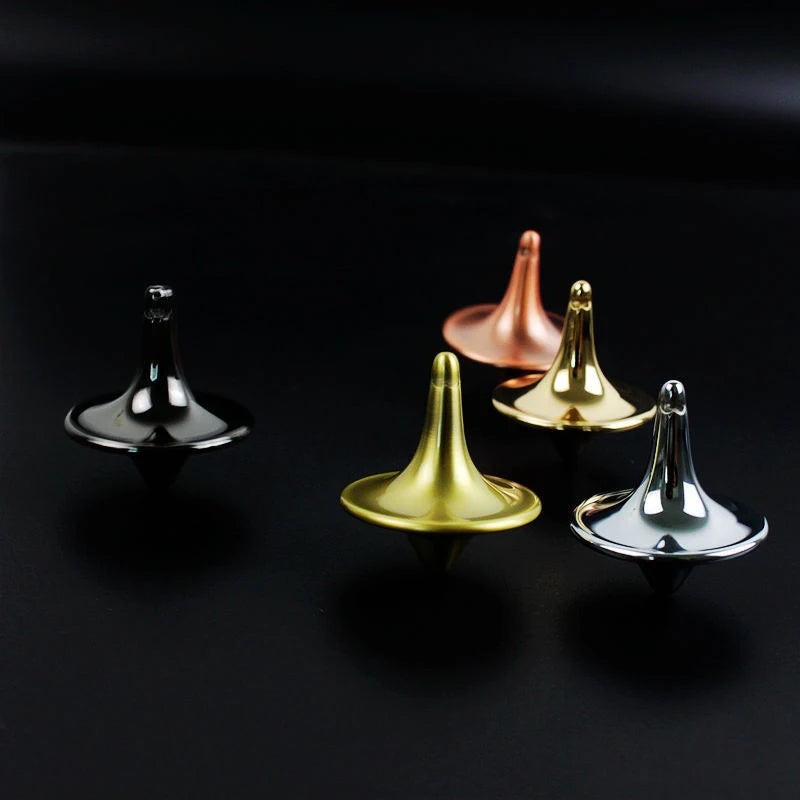 Metal Gyro Spinner – Silver Fingertip Spinning Top