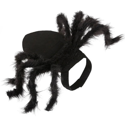 Pet Spider Costume Halloween Pet Spider Clothes Dog Cat Horror Simulation Plush Spiders Dress Up Costume