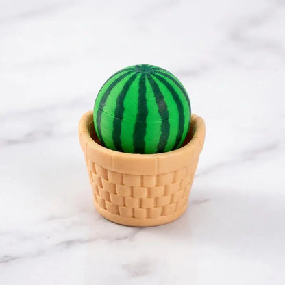 Fidget Clicker Decompression Toy 3D Printed Cute Fruit Shape Creative Anti-Stress Sensory Toy for Kids Adults Stocking Stuffer