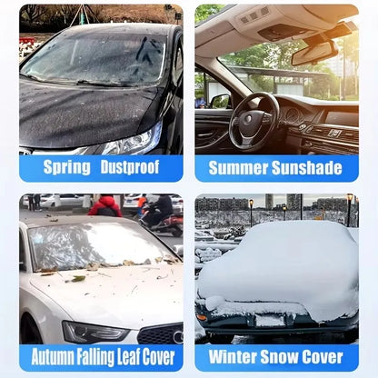 Enlarge Car Snow Cover Winter Windshield Snow Shield Windproof Waterproof Car Window Ice Cover Universal for Suv Sedan