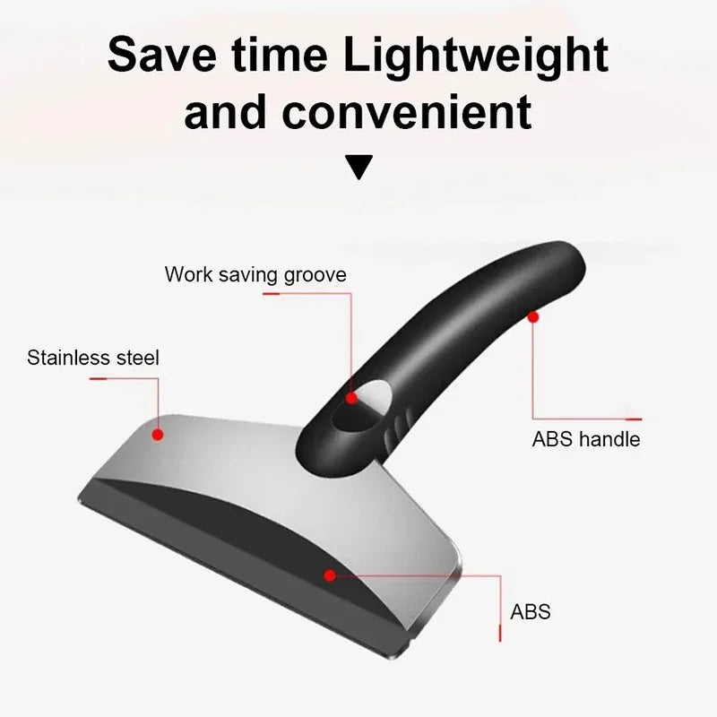 2Pcs Multifunction Car Snow Shovel Winter Windshield Defrosting Ice Scraper Tool Glass Snow Removal Tools Auto Accessories