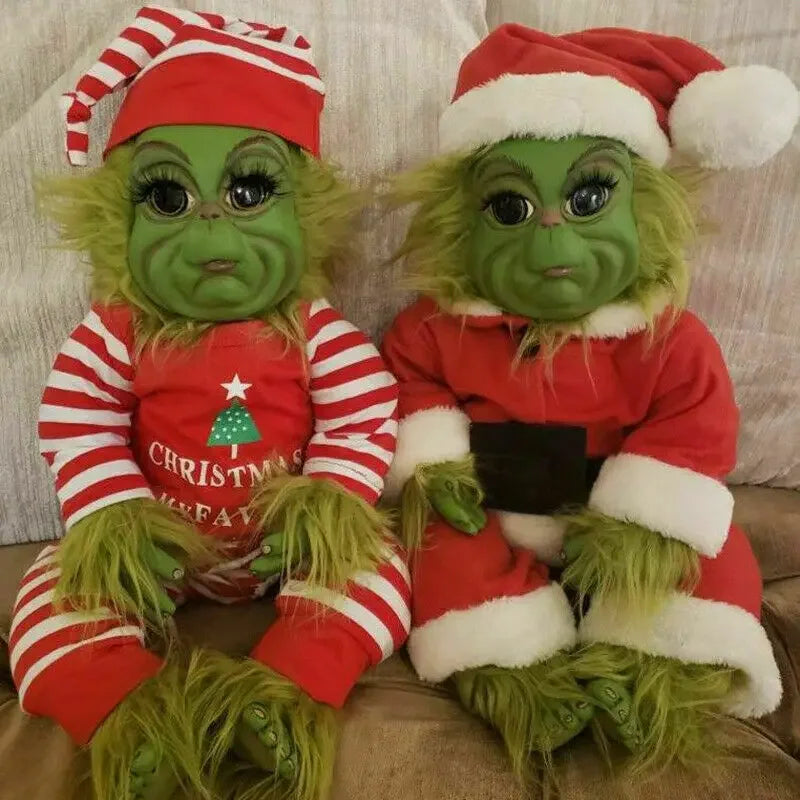 Christmas Dolls Cute Stuffed Plush Toy Room Decor Desktop Ornament Creative Adorable Holiday Decor Children Gift