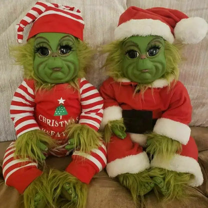 Christmas Dolls Cute Stuffed Plush Toy Room Decor Desktop Ornament Creative Adorable Holiday Decor Children Gift