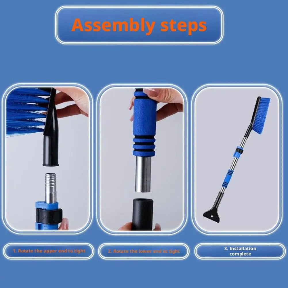 Car Snow Shovel Snow Ice Scraper Snow Brush Shovel Removal Brush Car Windshield Cleaning Scraping Winter Tool