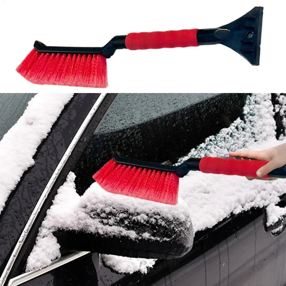2 in 1 Car Snow Brush and Ice Scraper Car Scraper Snow Brush Ergonomic Foam Grip Window Ice Scraper Snow Cleaner For Car SUV