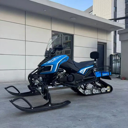 Adults Snowmobile Motorized Snow Mobile Sled Winter Outdoor Sports Ski Resort Entertainment Snow Scooter Sleigh