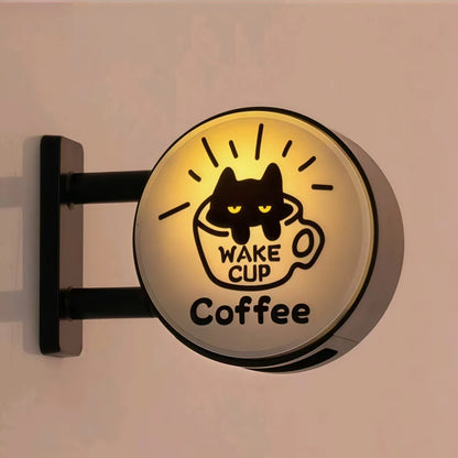 Mini Lightbox Fridge Magnet Coffee Japanese Creative Tourism Souvenir Magnetic Luminous Light Box Home Decoration Gift