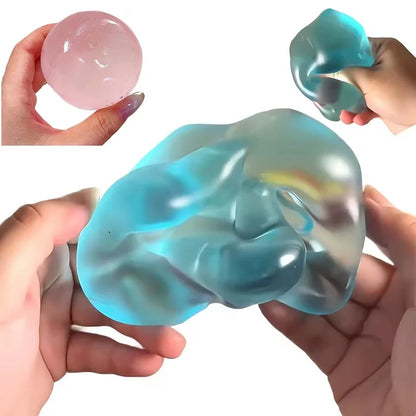 A1 Maltose Squishy Toys Anti Stress Sensory Fidgets Toy Soft Simulated Transparent Blue Maltose Slow-rebound Decompression Toy