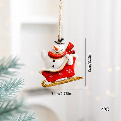 Christmas Tree Decorations Christmas Resin Pendant Ornaments Home Decor DIY Gifts DIY Handmade Jewelry