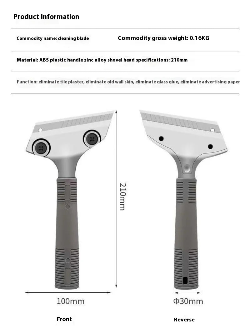 Stainless Steel Glass Clear Blade Cleaning Knife Seam Scraper Wall Leather Glass Floor Cleaning Marble Removal Glue Special Tool
