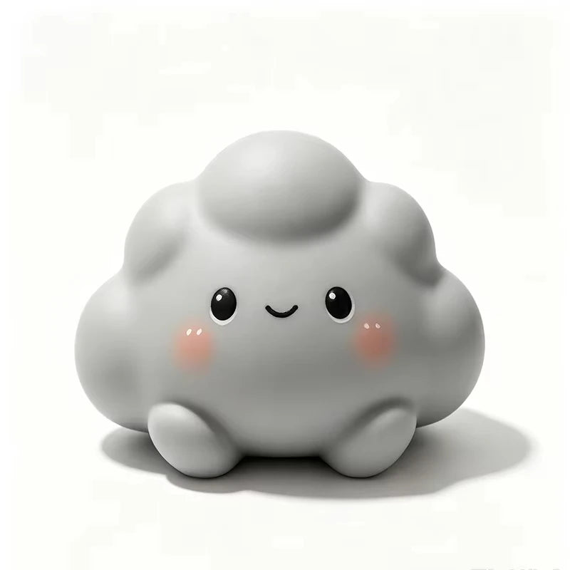 Squishy Cloud Shape Stress Relief Toy, Soft Silicone Sensory Fidget, Cute Kawaii Desk Decor for Adults