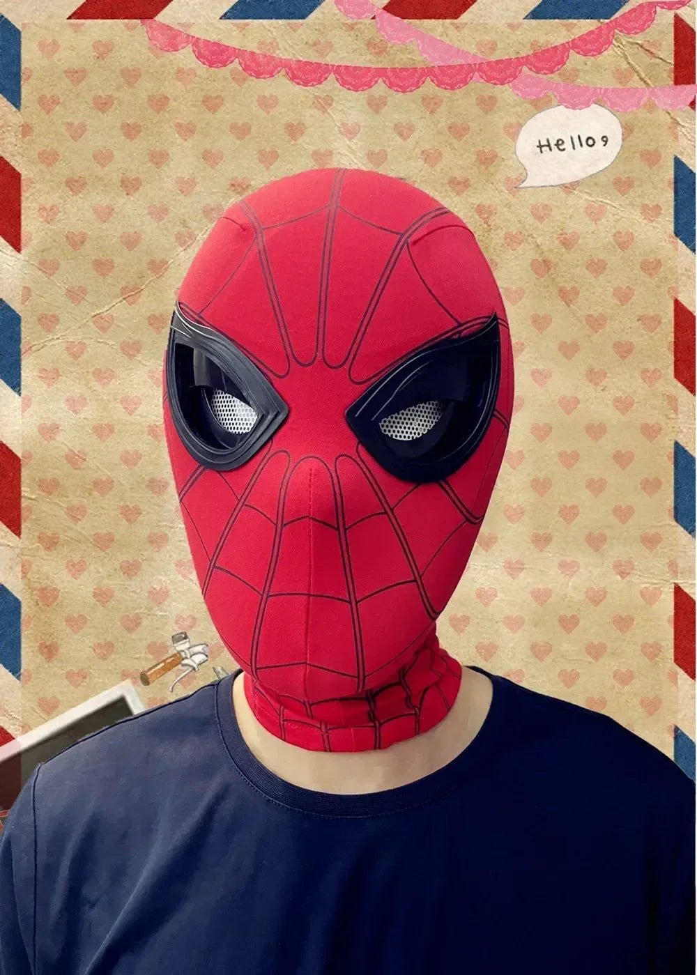 1:1 Wearable Electronic Cosplay Mask Remote Control Movable Eyes Headgear Decor Collectible Toy Gift For Adult Cosplay Hobbyists