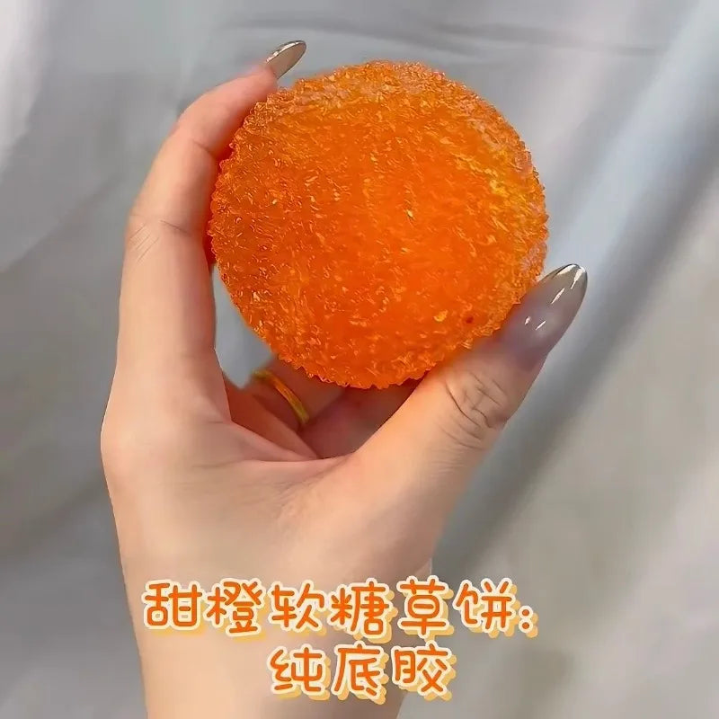 Slushy Bayberry Stress Ball Squishy Toy Shapeable Non-rebound Fidget Toys ASMR Slushy Squeeze Ball Anti Stress Rustling Sound