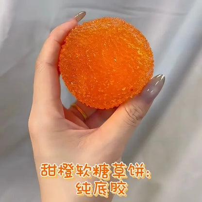Slushy Bayberry Stress Ball Squishy Toy Shapeable Non-rebound Fidget Toys ASMR Slushy Squeeze Ball Anti Stress Rustling Sound
