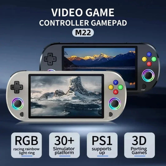 Retro Handheld Game Console 3.5 Inch HD Screen Dual Joystick Portable Video Game Player Support TV Output Classic Arcade Gaming