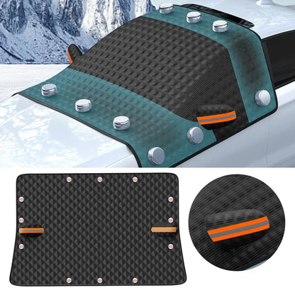 Winter Car Window Snow Cover Large Size Magnetic Car Windshield Snow Cover Anti Freeze Snow Windshield Covers Glass Sun Visor