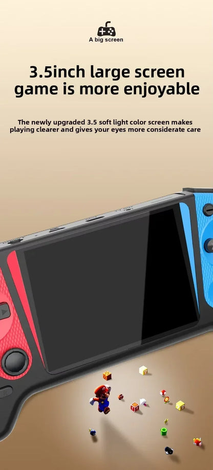 Retro Handheld Game Console 3.5 Inch HD Screen Dual Joystick Portable Video Game Player Support TV Output Classic Arcade Gaming