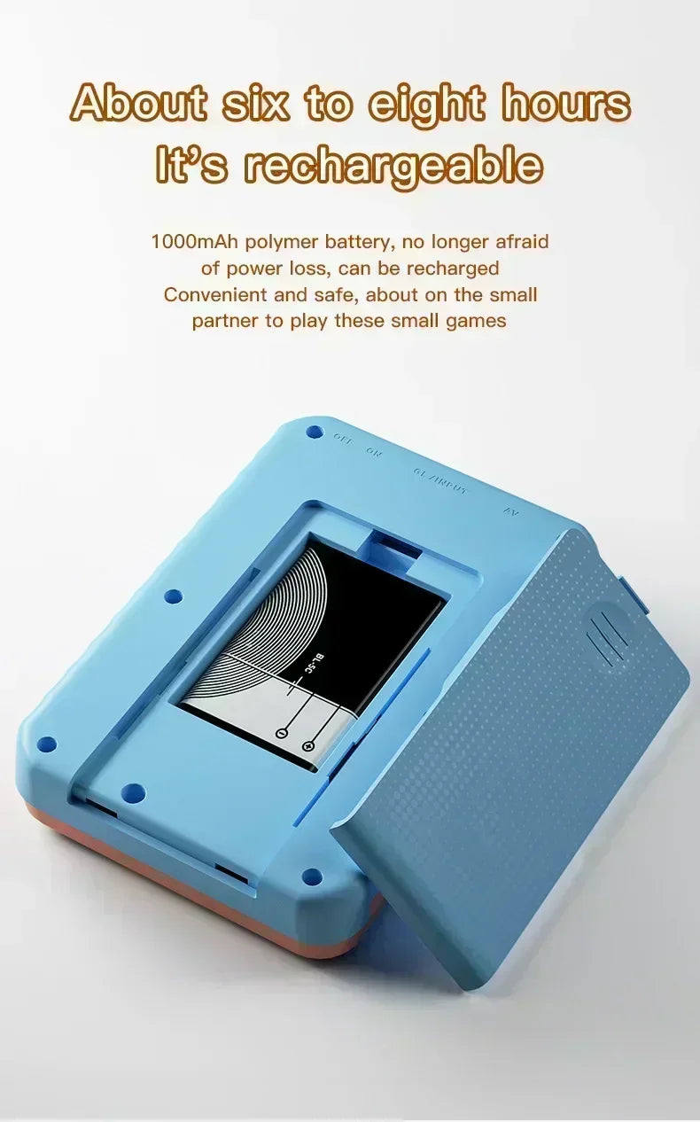 Retro G5 Portable Handheld Game Console 3 0Inch Screen 500 Classic Games Macaron Color 1020mAH Rechargeable Battery Gamepad